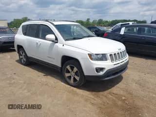 2016 Jeep Compass High Altitude with VIN 1C4NJCEA2GD815695, listed as a IAAI auction lot 42467386 with 108,758 mi miles and . Bid and sale history available at DreamBid. Image 1.