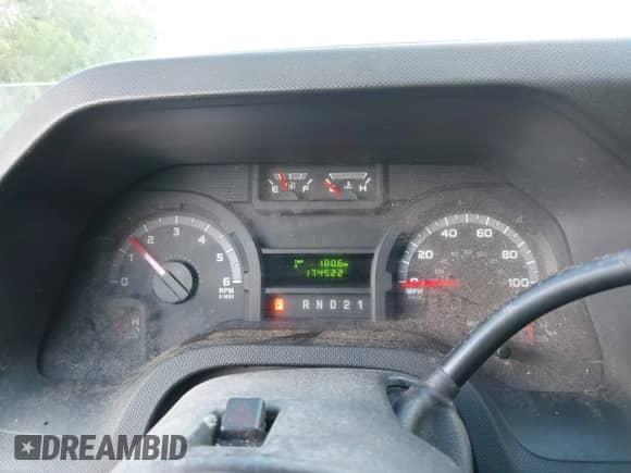 2013 Ford Econoline Cargo Commercial with VIN 1FTNE1EW3DDA37892, listed as a IAAI auction lot 42782346 with 174,522 mi miles and . Bid and sale history available at DreamBid. Image 7.