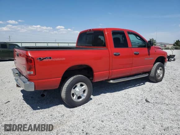 2004 Dodge 2500 SLT with VIN 3D7KU28D34G131382, listed as a Copart auction lot 60487035 with 110,065 mi miles and Salvage title. Bid and sale history available at DreamBid. Image 3.