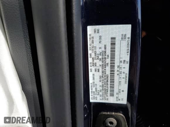 2025 Ford F-150 Lariat with VIN 1FTFW5L81SFB62923, listed as a Copart auction lot 69744715 with 93 mi miles and Salvage title. Bid and sale history available at DreamBid. Image 12.