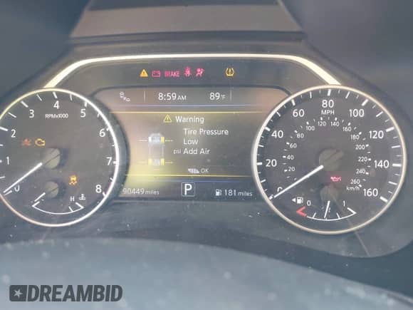 2017 Nissan Murano S with VIN 5N1AZ2MGXHN123229, listed as a IAAI auction lot 42873326 with 90,449 mi miles and . Bid and sale history available at DreamBid. Image 7.