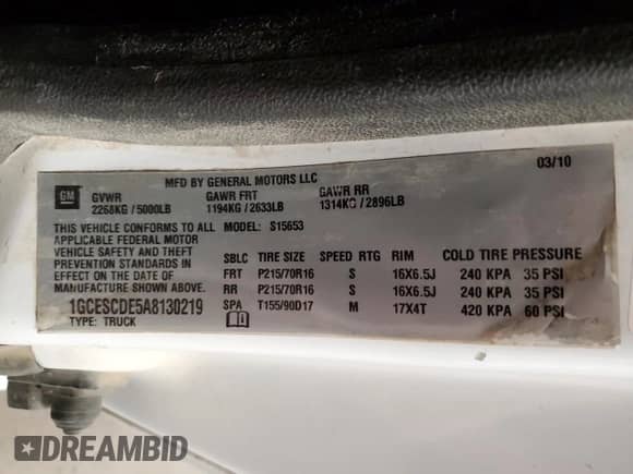 2010 Chevrolet Colorado 1LT with VIN 1GCESCDE5A8130219, listed as a Copart auction lot 55127785 with 100,615 mi miles and Salvage title. Bid and sale history available at DreamBid. Image 12.