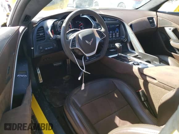 2016 Chevrolet Corvette Z06 3LZ z VIN 1G1YU3D61G5612818, wystawiony jako Copart lot #74595623 z przebiegiem 19 813 mil mil oraz . Historia ofert i sprzedaży dostępna na DreamBid. Obrazek 8.