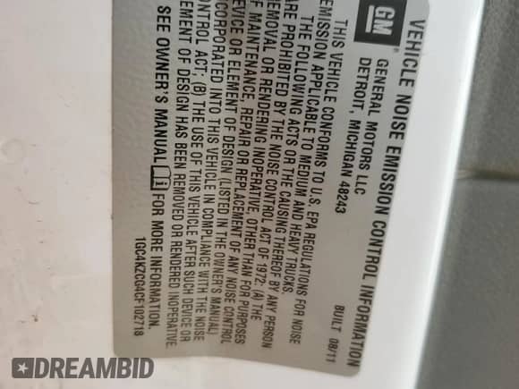 2012 Chevrolet Silverado 3500HD Work Truck с VIN 1GC4KZCG4CF102718, выставлен на аукционе Copart как лот 80769224 с пробегом 56 230 миль миль и Списание • Salvage title. История ставок и продаж доступна на DreamBid. Изображение 13.