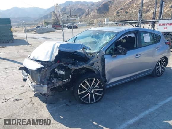 2024 Subaru Impreza Special Sports with VIN JF1GUAFC3R8240724, listed as a IAAI auction lot 42737551 with 27,183 mi miles and . Bid and sale history available at DreamBid. Image 6.