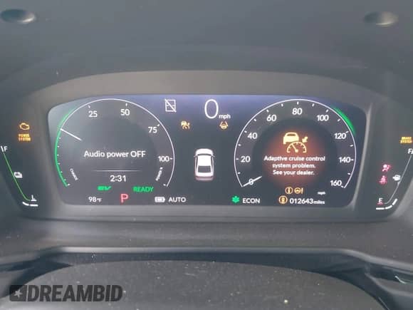 2024 Honda Accord Touring with VIN 1HGCY2F82RA057064, listed as a IAAI auction lot 42984803 with 12,643 mi miles and . Bid and sale history available at DreamBid. Image 7.