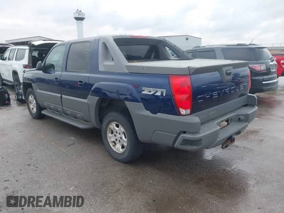 2002 Chevrolet Avalanche with VIN 3GNEK13T92G154479, listed as a IAAI auction lot 43560294 with Not provided miles and . Bid and sale history available at DreamBid. Image 3.