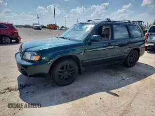 2005 Subaru Forester XS L.L. Bean with VIN JF1SG67655H745133, listed as a Copart auction lot 80755895 with 163,639 mi miles and Salvage title. Bid and sale history available at DreamBid. Image 1.