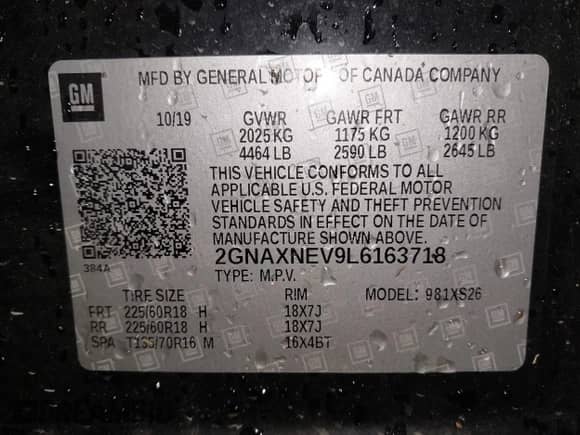 2020 Chevrolet Equinox Premier with VIN 2GNAXNEV9L6163718, listed as a IAAI auction lot 42573798 with 79,028 mi miles and . Bid and sale history available at DreamBid. Image 9.