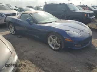 2005 Chevrolet Corvette with VIN 1G1YY34U355129511, listed as a Copart auction lot 74875954 with Not provided miles and Salvage title. Bid and sale history available at DreamBid. Image 4.