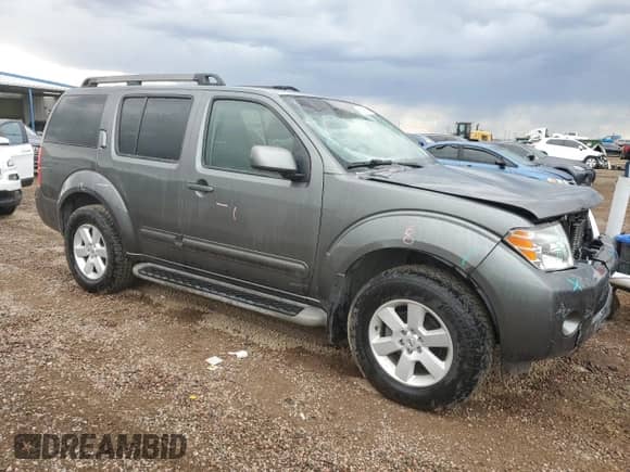 2009 Nissan Pathfinder LE with VIN 5N1AR18B79C616596, listed as a Copart auction lot 80311655 with 240,798 mi miles and Salvage title. Bid and sale history available at DreamBid. Image 4.
