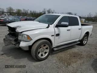 2015 Ram 1500 Laramie Limited with VIN 1C6RR7PTXFS788389, listed as a Copart auction lot 54526215 with 86,333 mi miles and Salvage title. Bid and sale history available at DreamBid. Image 1.