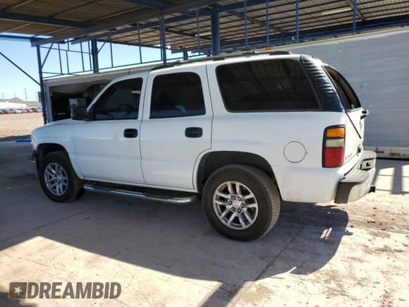 2005 Chevrolet Tahoe LS с VIN 1GNEC13V65J115009, выставлен на аукционе Copart как лот 71090525 с пробегом 188 167 миль миль и Списание • Salvage title. История ставок и продаж доступна на DreamBid. Изображение 2.