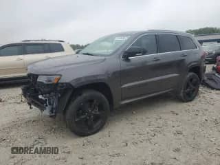 2016 Jeep Grand Cherokee Overland with VIN 1C4RJFCG7GC375652, listed as a Copart auction lot 57436385 with 140,909 mi miles and Clean title. Bid and sale history available at DreamBid. Image 1.
