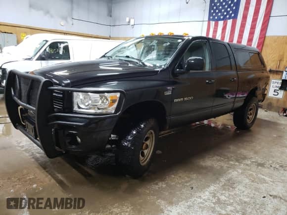 2007 Dodge 1500 Laramie с VIN 1D3HU18207J586648, выставлен на аукционе Copart как лот 50467015 с пробегом 98 255 миль миль и Чистый • Clean title. История ставок и продаж доступна на DreamBid. Изображение 1.