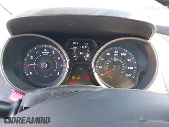 2013 Hyundai Elantra GLS with VIN 5NPDH4AE0DH411676, listed as a IAAI auction lot 42966995 with 59,074 mi miles and . Bid and sale history available at DreamBid. Image 7.