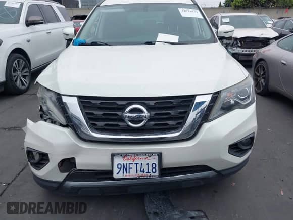 2019 Nissan Pathfinder SL with VIN 5N1DR2MN4KC627340, listed as a IAAI auction lot 42726239 with 95,557 mi miles and . Bid and sale history available at DreamBid. Image 13.