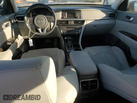 2016 Kia Optima EX with VIN 5XXGU4L39GG003651, listed as a Copart auction lot 84437925 with 74,889 mi miles and Salvage title. Bid and sale history available at DreamBid. Image 8.