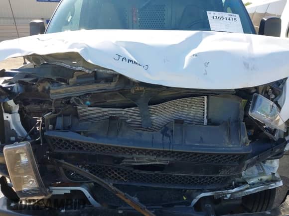 2023 Chevrolet Express Cargo with VIN 1GCWGAFP9P1211380, listed as a IAAI auction lot 42654475 with 58,429 mi miles and . Bid and sale history available at DreamBid. Image 10.