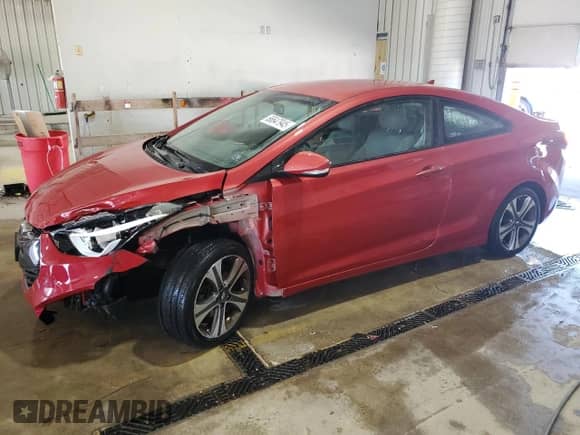 2014 Hyundai Elantra z VIN KMHDH6AH0EU025560, wystawiony jako Copart lot #66647945 z przebiegiem 138 522 mil mil oraz Szkoda całkowita • Salvage title. Historia ofert i sprzedaży dostępna na DreamBid. Obrazek 1.