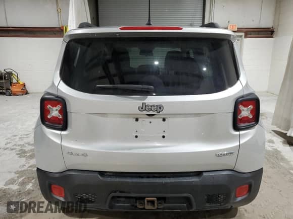 2017 Jeep Renegade Latitude with VIN ZACCJBBBXHPF40014, listed as a Copart auction lot 87248335 with 36,999 mi miles and Salvage title. Bid and sale history available at DreamBid. Image 6.