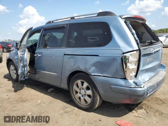 2007 Hyundai Entourage GLS with VIN KNDMC233676020416, listed as a Copart auction lot 72541864 with 203,777 mi miles and Salvage title. Bid and sale history available at DreamBid. Image 2.