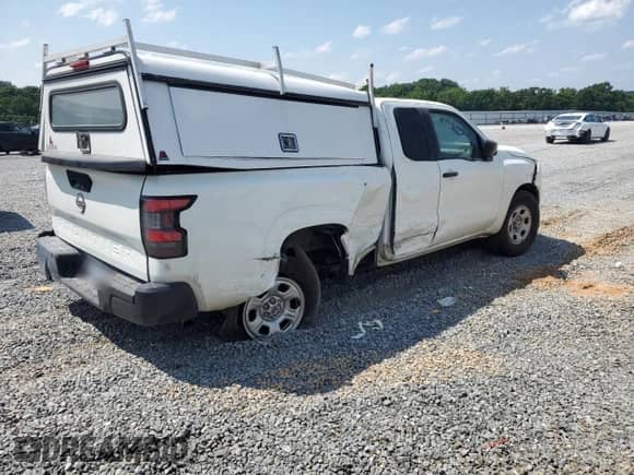 2024 Nissan Frontier S with VIN 1N6ED1CL7RN645229, listed as a Copart auction lot 60230155 with 51,679 mi miles and Salvage title. Bid and sale history available at DreamBid. Image 3.