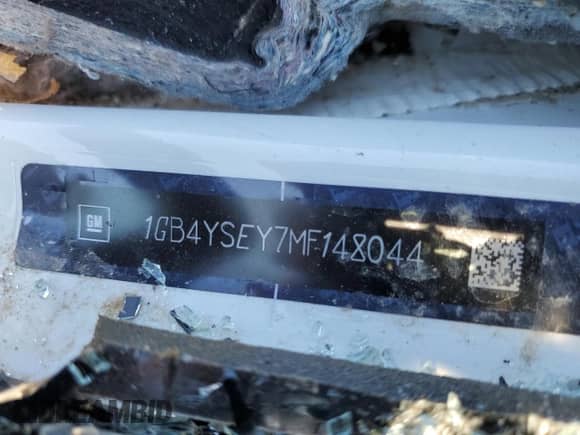 2021 Chevrolet Silverado 3500HD Work Truck с VIN 1GB4YSEY7MF148044, выставлен на аукционе Copart как лот 77363744 с пробегом Не указан миль и Списание • Salvage title. История ставок и продаж доступна на DreamBid. Изображение 12.