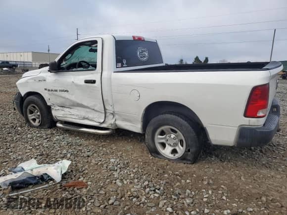 2012 Ram 1500 Tradesman с VIN 3C6JD6AT1CG126895, выставлен на аукционе Copart как лот 42921325 с пробегом 193 878 миль миль и Списание • Salvage title. История ставок и продаж доступна на DreamBid. Изображение 2.