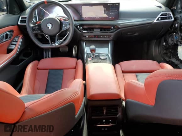 2025 BMW M3 Competition xDrive с VIN WBS33HJ0XSFT90597, выставлен на аукционе Copart как лот 65596505 с пробегом 3 607 миль миль и Списание • Salvage title. История ставок и продаж доступна на DreamBid. Изображение 8.