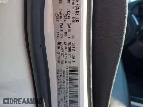 2018 Dodge Durango GT с VIN 1C4RDJDG0JC496765, выставлен на аукционе Copart как лот 86171525 с пробегом 150 588 миль миль и Списание • Salvage title. История ставок и продаж доступна на DreamBid. Изображение 14.