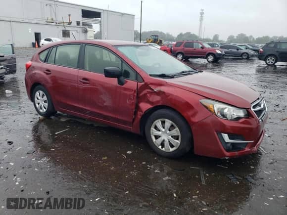2016 Subaru Impreza 2.0i with VIN JF1GPAA65GH289025, listed as a Copart auction lot 80726325 with 123,495 mi miles and Salvage title. Bid and sale history available at DreamBid. Image 4.