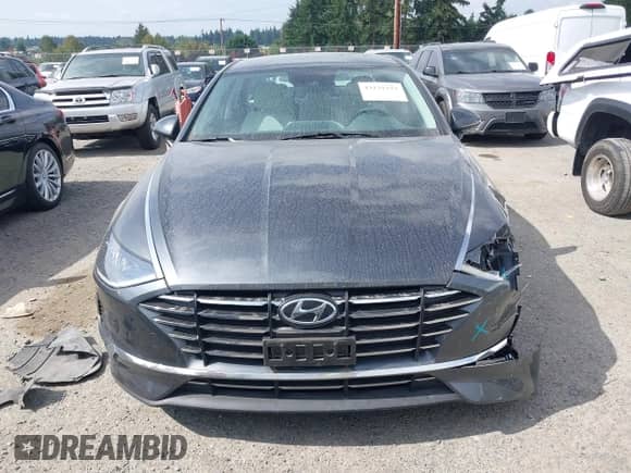 2023 Hyundai Sonata SE with VIN KMHL24JA7PA259221, listed as a IAAI auction lot 43131522 with 19,784 mi miles and . Bid and sale history available at DreamBid. Image 12.