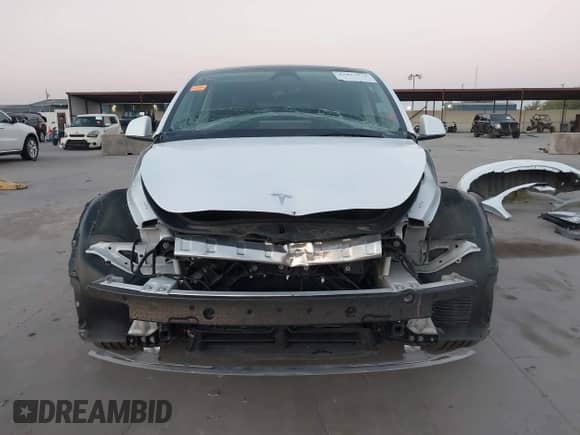2023 Tesla Model Y Long Range with VIN 7SAYGDEE8PA147396, listed as a IAAI auction lot 43437271 with 24,608 mi miles and . Bid and sale history available at DreamBid. Image 12.
