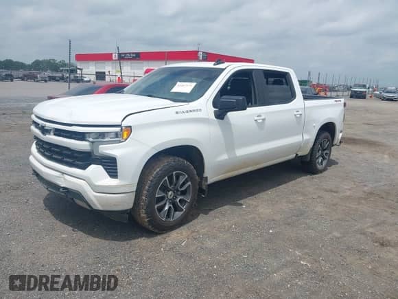 2023 Chevrolet Silverado 1500 RST with VIN 2GCUDEED0P1142975, listed as a IAAI auction lot 42267171 with 51,173 mi miles and . Bid and sale history available at DreamBid. Image 2.
