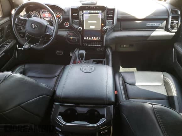 2022 Ram 1500 with VIN MVIN389436IND, listed as a Copart auction lot 55157015 with 47,039 mi miles and Salvage title. Bid and sale history available at DreamBid. Image 8.