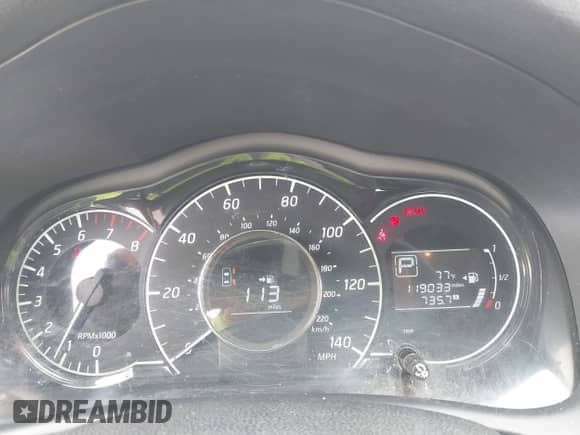 2016 Nissan Note SV z VIN 3N1CE2CP8GL407146, wystawiony jako IAAI lot #42404784 z przebiegiem 119 033 mil mil oraz . Historia ofert i sprzedaży dostępna na DreamBid. Obrazek 7.