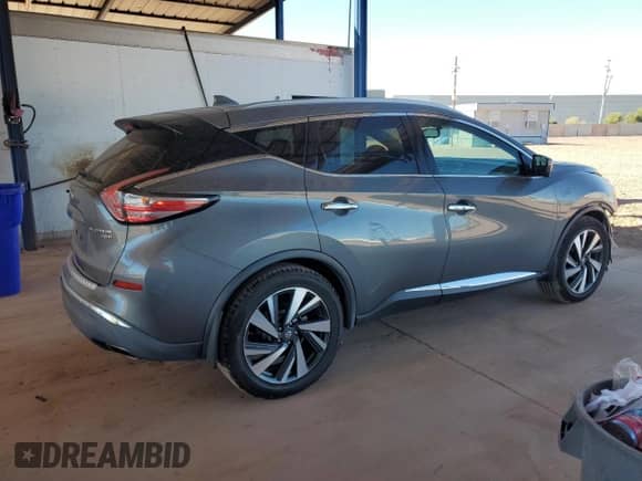 2018 Nissan Murano SV z VIN 5N1AZ2MH9JN170945, wystawiony jako Copart lot #86715745 z przebiegiem 102 197 mil mil oraz Szkoda całkowita • Salvage title. Historia ofert i sprzedaży dostępna na DreamBid. Obrazek 3.
