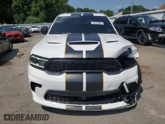 2024 Dodge Durango SRT 392 Plus with VIN 1C4SDJGJ4RC240049, listed as a Copart auction lot 65724605 with 13,444 mi miles and Salvage title. Bid and sale history available at DreamBid. Image 5.