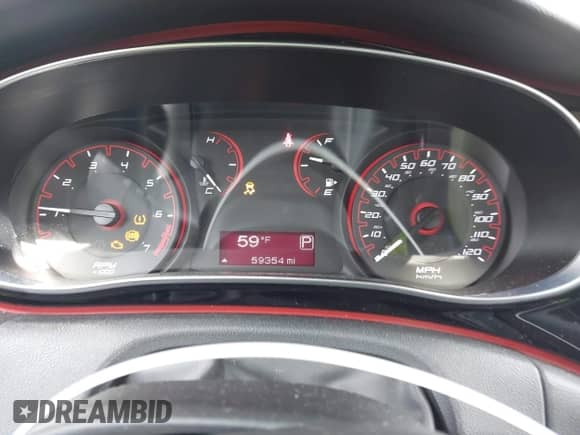 2016 Dodge Dart SXT Sport with VIN 1C3CDFFAXGD822624, listed as a IAAI auction lot 41810144 with 59,354 mi miles and . Bid and sale history available at DreamBid. Image 7.