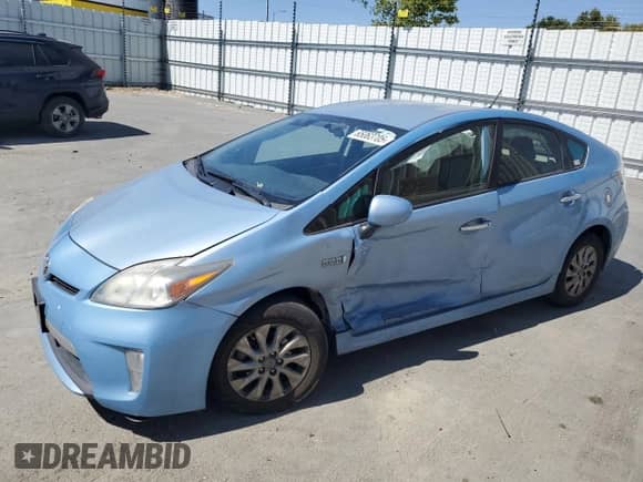 2012 Toyota Prius with VIN JTDKN3DPXC3019564, listed as a Copart auction lot 65063705 with 136,978 mi miles and Salvage title. Bid and sale history available at DreamBid. Image 1.
