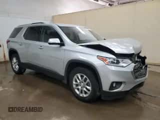 2018 Chevrolet Traverse LT Cloth with VIN 1GNEVGKW8JJ180834, listed as a Copart auction lot 80320595 with 132,453 mi miles and Clean title. Bid and sale history available at DreamBid. Image 4.
