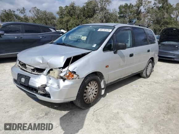 1996 Honda Odyssey with VIN RA11118375, listed as a Copart auction lot 46170125 with 185,034 mi miles and Non repairable. Bid and sale history available at DreamBid. Image 1.