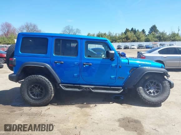 2022 Jeep Wrangler Unlimited Willys с VIN 1C4HJXDN5NW269680, выставлен на аукционе IAAI как лот 42039165 с пробегом 31 183 миль миль и . История ставок и продаж доступна на DreamBid. Изображение 14.