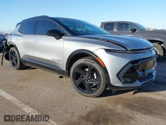 2025 Chevrolet Equinox EV RS с VIN 3GN7DSRP3SS252133, выставлен на аукционе IAAI как лот 43335567 с пробегом 1 818 миль миль и . История ставок и продаж доступна на DreamBid. Изображение 1.
