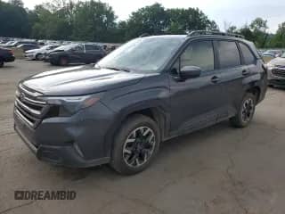 2025 Subaru Forester Premium with VIN JF2SLDBC8SH435014, listed as a Copart auction lot 62398255 with 11,479 mi miles and Salvage title. Bid and sale history available at DreamBid. Image 1.