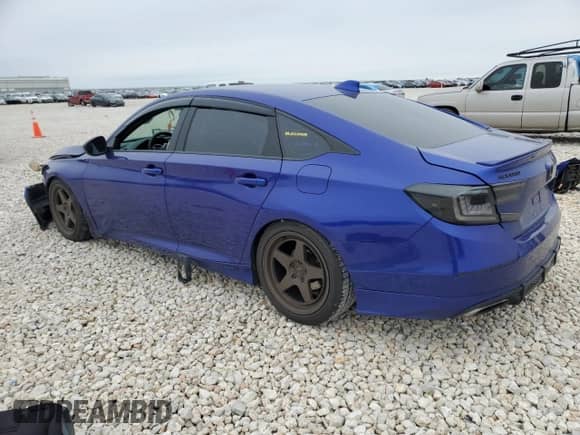 2019 Honda Accord Sport with VIN 1HGCV2E30KA024858, listed as a Copart auction lot 45764745 with 75,895 mi miles and Salvage title. Bid and sale history available at DreamBid. Image 2.