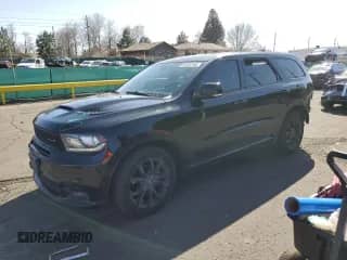 2019 Dodge Durango R/T with VIN 1C4SDJCT9KC768635, listed as a Copart auction lot 52322165 with 103,053 mi miles and Salvage title. Bid and sale history available at DreamBid. Image 1.