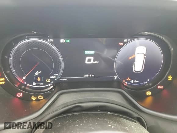 2024 Dodge Hornet R/T with VIN ZACPDFCW4R3A18294, listed as a Copart auction lot 81002685 with 21,811 mi miles and Salvage title. Bid and sale history available at DreamBid. Image 9.