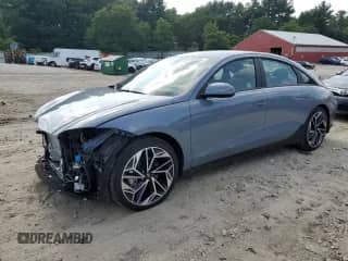 2025 Hyundai Ioniq 6 SEL с VIN KMHM34AC3SA086518, выставлен на аукционе Copart как лот 65620955 с пробегом 4 776 миль миль и Списание • Salvage title. История ставок и продаж доступна на DreamBid. Изображение 1.
